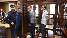 Бывший первый заместитель руководителя столичного главка СК России Денис Никандров во время оглашения приговора в Московском городском суде. 16 августа 2018 Бывший первый заместитель руководителя столичного главка СК России Денис Никандров во время оглашения приговора в Московском городском суде. 16 августа 2018