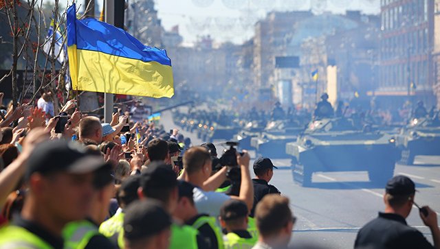 Военный парад в Киеве. Архивное фото