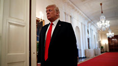 Президент США Дональд Трамп в Белом доме. Архивное фото Президент США Дональд Трамп в Белом доме. Архивное фото