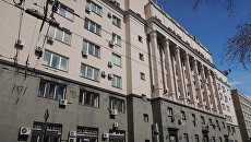 Здание Государственного дома радиовещания и звукозаписи в Москве. Архивное фото Здание Государственного дома радиовещания и звукозаписи в Москве. Архивное фото