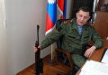 Глава Донецкой народной республики Александр Захарченко во время интервью журналистам Глава Донецкой народной республики Александр Захарченко во время интервью журналистам
