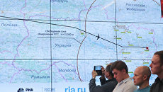 Брифинг Министерства обороны РФ по крушению Боинга-777. Архивное фото Брифинг Министерства обороны РФ по крушению Боинга-777. Архивное фото
