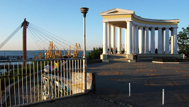 Колоннада на Приморском бульваре в Одессе. Архивное фото