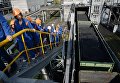 Разгрузка угля на Рефтинской тепловой электростанции ПАО Энел Россия Разгрузка угля на Рефтинской тепловой электростанции ПАО Энел Россия