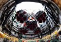 Установка ракеты-носителя Союз-ФГ с пилотируемым кораблем Союз МС-10 на стартовый стол первой Гагаринской стартовой площадки космодрома Байконур Установка ракеты-носителя Союз-ФГ с пилотируемым кораблем Союз МС-10 на стартовый стол первой Гагаринской стартовой площадки космодрома Байконур