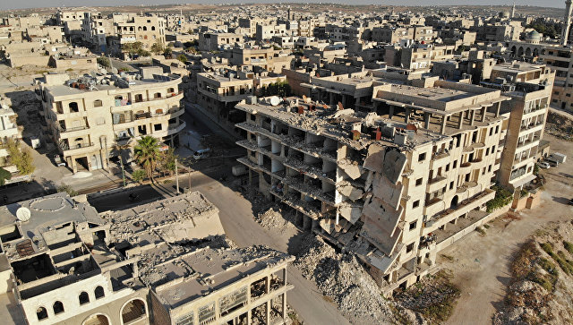 Панорама Идлиба, Сирия. Архивное фото