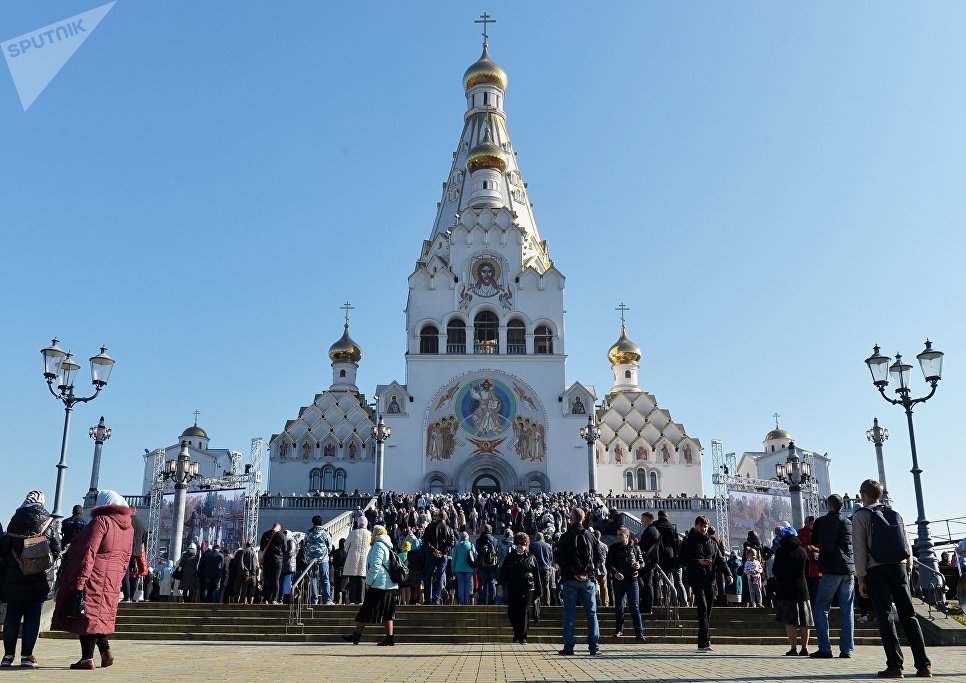 Минский храм-памятника во имя Всех святых и в память о жертвах, спасению Отечества нашего послуживших (Всехсвятская церковь). 14 октября 2018 Минский храм-памятника во имя Всех святых и в память о жертвах, спасению Отечества нашего послуживших (Всехсвятская церковь). 14 октября 2018
