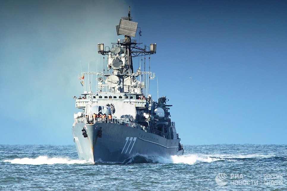 Сторожевой корабль Ярослав Мудрый возвращается после выполнения задач боевой службы в Средиземном море Сторожевой корабль Ярослав Мудрый возвращается после выполнения задач боевой службы в Средиземном море