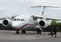 Демонстрация российско-украинского самолета Ан-148 прошла в Воронеже Демонстрация российско-украинского самолета Ан-148 прошла в Воронеже
