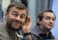 Михаил Пореченков, Константин Хабенский в гостинице Премьер Палас на пресс-конференции в Киеве Михаил Пореченков, Константин Хабенский в гостинице Премьер Палас на пресс-конференции в Киеве