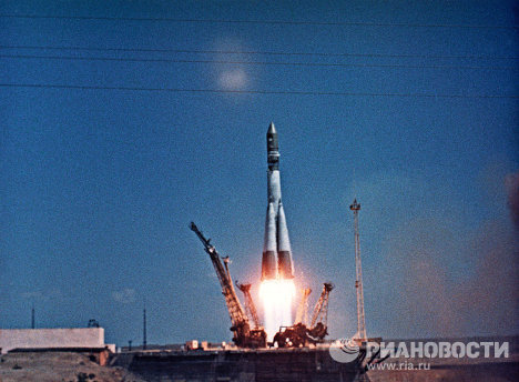 Старт космического корабля Восток-1 Старт космического корабля Восток-1