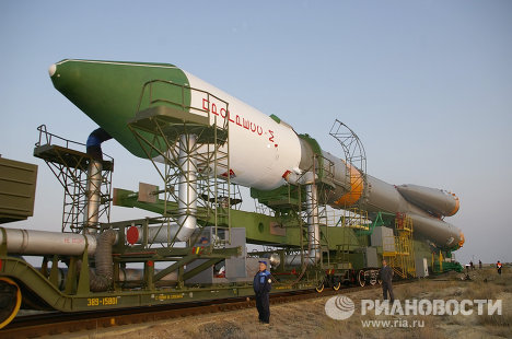 Подготовка с запуску грузового космического корабля Прогресс М-65 Подготовка с запуску грузового космического корабля Прогресс М-65