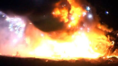 Силовики взорвали машину боевиков, в которой лежали оружие и боеприпасы Силовики взорвали машину боевиков, в которой лежали оружие и боеприпасы