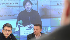 Пресс-конференция, посвященная созданию Лиги избирателей в Москве Пресс-конференция, посвященная созданию Лиги избирателей в Москве
