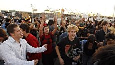 Акция против финансового терроризма в Окленде Акция против финансового терроризма в Окленде