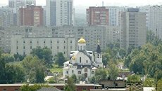 Храм Казанской Иконы Божией Матери в Реутове . Архивное фото Храм Казанской Иконы Божией Матери в Реутове . Архивное фото