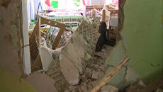 Комнаты завалило штукатуркой и кирпичами в результате взрыва в детском саду Комнаты завалило штукатуркой и кирпичами в результате взрыва в детском саду