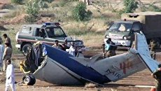 Пассажирский самолет рухнул на землю сразу после взлета Пассажирский самолет рухнул на землю сразу после взлета