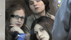 Участницы панк-группы Pussy Riot. Архивное фото Участницы панк-группы Pussy Riot. Архивное фото