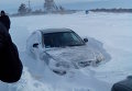 Снежные заторы на трассах в Новосибирской области Снежные заторы на трассах в Новосибирской области