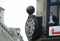 Житель Великобритании на церемонии прощания с Маргарет Тэтчер Житель Великобритании на церемонии прощания с Маргарет Тэтчер