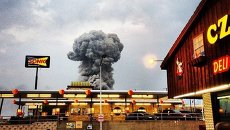 Последствия взрыва на заводе удобрений в Техасе Последствия взрыва на заводе удобрений в Техасе
