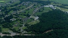 Подтопленное село Кокшаровка. Архивное фото Подтопленное село Кокшаровка. Архивное фото