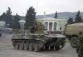 Российские военнослужащие в Цхинвали Российские военнослужащие в Цхинвали
