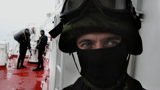 Показательные учения морских пограничников в Приморье Показательные учения морских пограничников в Приморье