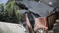 Бои в районе Барзе провинции Дамаск. Архивное фото Бои в районе Барзе провинции Дамаск. Архивное фото