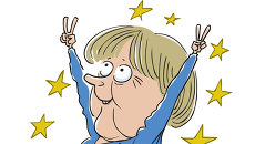 Ликуй, Европа, Ангела у власти! Ликуй, Европа, Ангела у власти!
