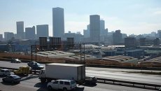 Вид города Йоханнесбург, ЮАР. Архивное фото Вид города Йоханнесбург, ЮАР. Архивное фото