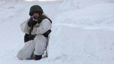 Момент учений новосибирского спецназа. Архивное фото Момент учений новосибирского спецназа. Архивное фото