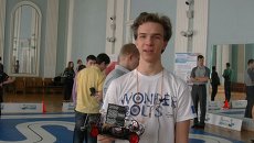 Студенты из РФ и Украины показали роботов на колесах в Томске Студенты из РФ и Украины показали роботов на колесах в Томске