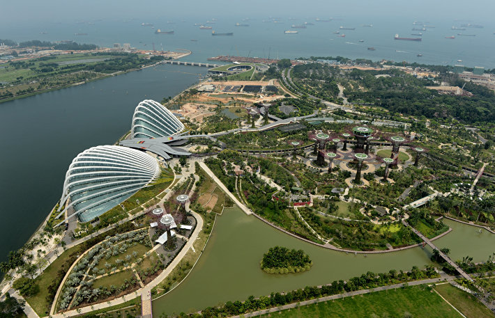 Gardens by the Bay, Сингапур. Gardens by the Bay, Сингапур.